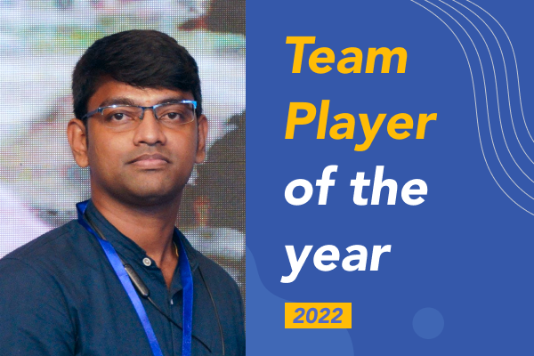 Team Player Of The Year – Sathya Prakash Ulaganathan
